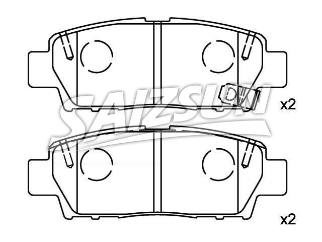 Brake Pad Set:04492-22160