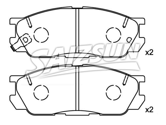 Brake Pad Set:H3Y0-33-23Z