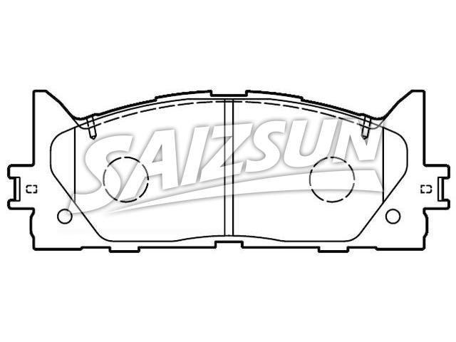 Brake Pad Set:04465-06080