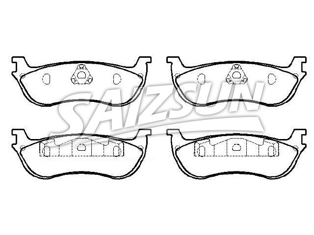 Brake Pad Set:XL3Z-2200-AA