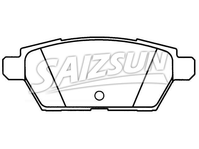Brake Pad Set:6E5Z-2200-B