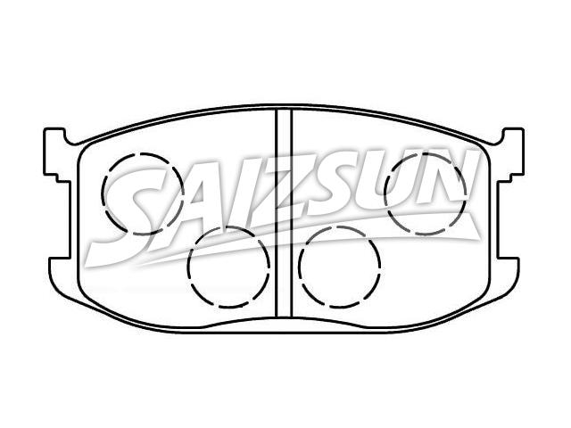 Brake Pad Set:B001-49-280A