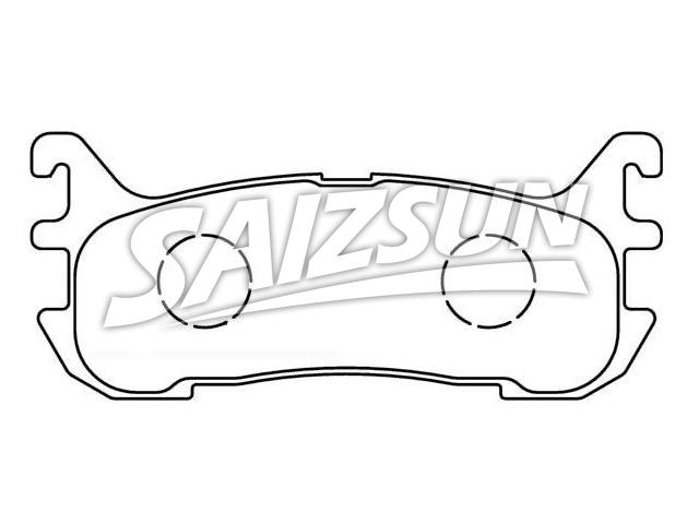 Brake Pad Set:BCYC-26-43ZA