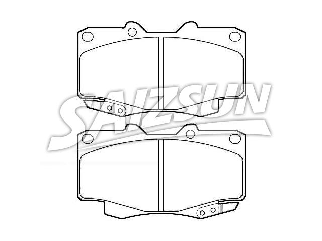 Brake Pad Set:04465-04030