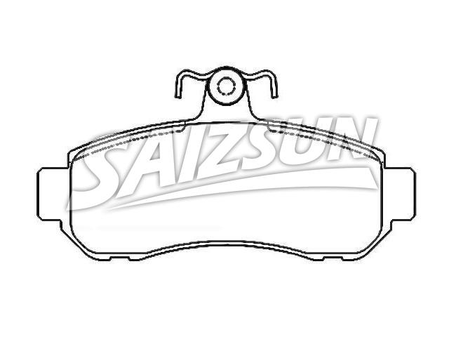 Brake Pad Set:MR 908192