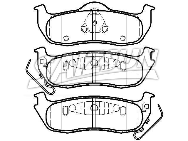 Brake Pad Set:05080871AA