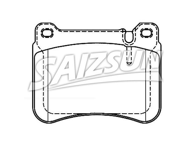 Brake Pad Set:004 420 51 20