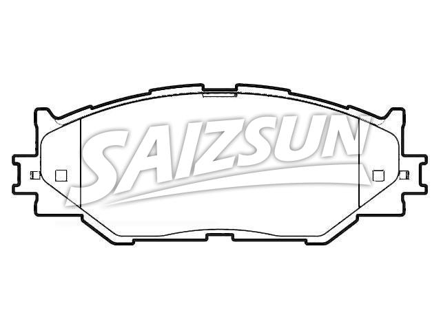 Brake Pad Set:04465-53020