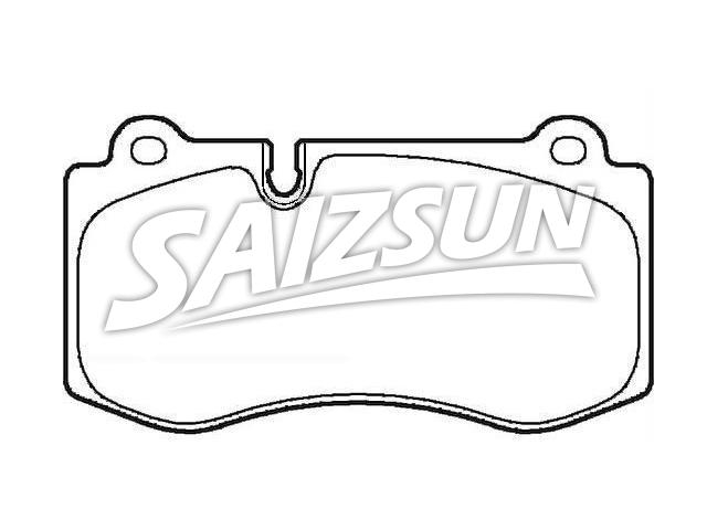 Brake Pad Set:004 420 62 20