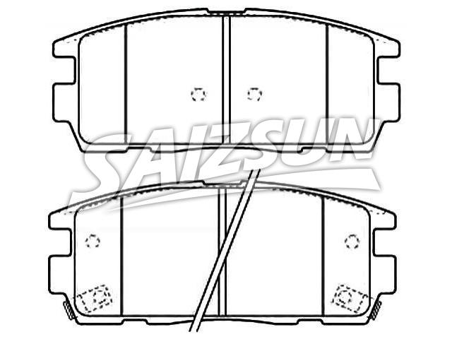 Brake Pad Set:96 626 076