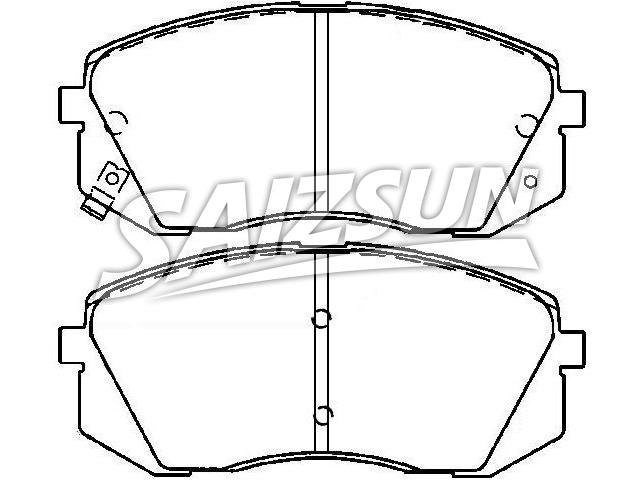 Brake Pad Set:58101-1DA00