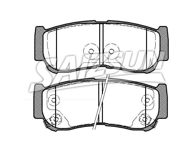 Brake Pad Set:58302-2BA20