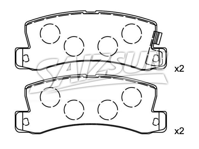 Brake Pad Set:04466-20100