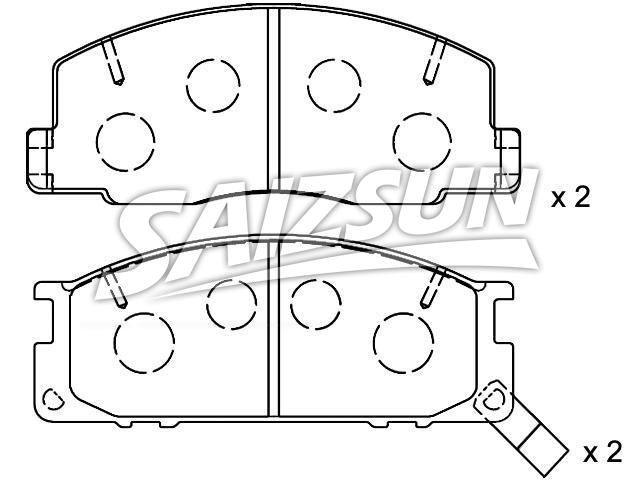 Brake Pad Set:04465-28260