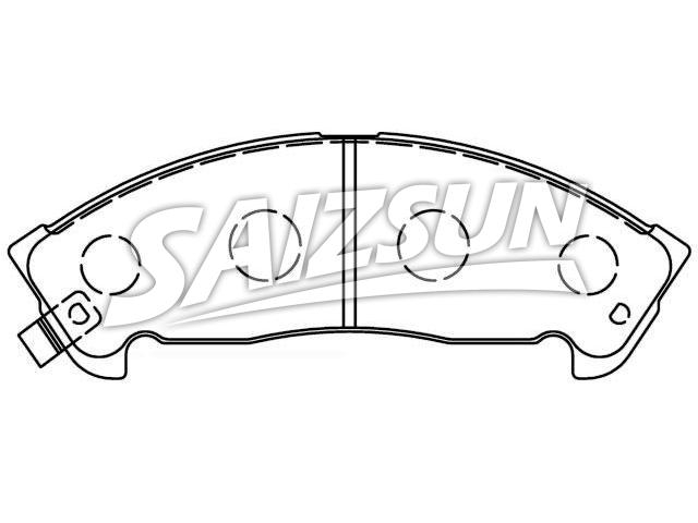 Brake Pad Set:8-97029-980-0