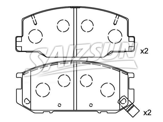 Brake Pad Set:04491-28361