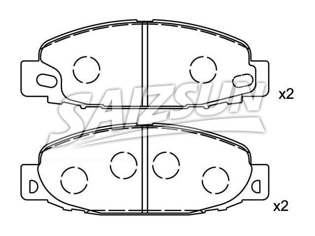 Brake Pad Set:MC838359