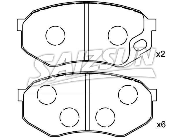 Brake Pad Set:MC862939
