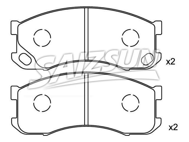 Brake Pad Set:MC838357