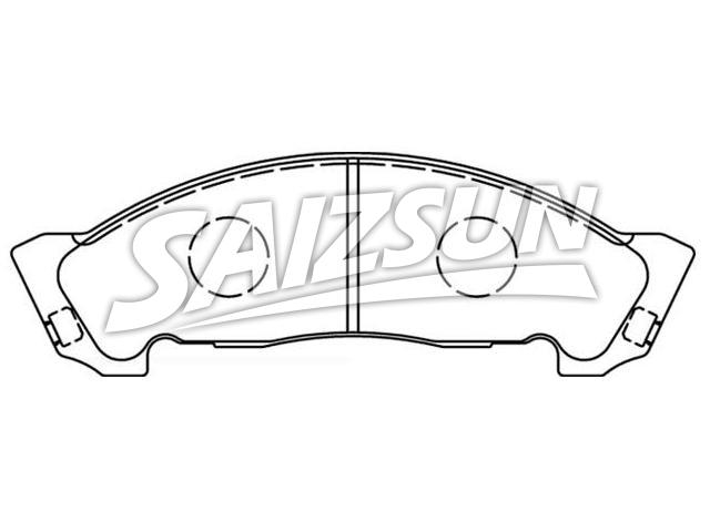 Brake Pad Set:8-97078-409-2