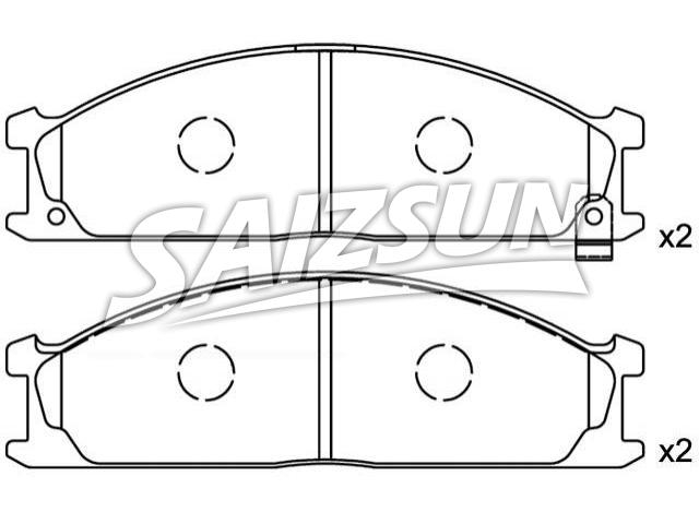 Brake Pad Set:41060-5C590