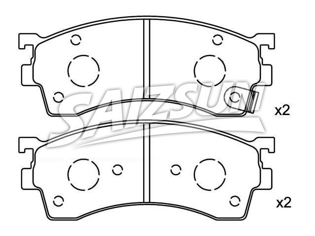 Brake Pad Set:GEYT-33-28ZA