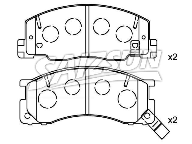 Brake Pad Set:04465-28360