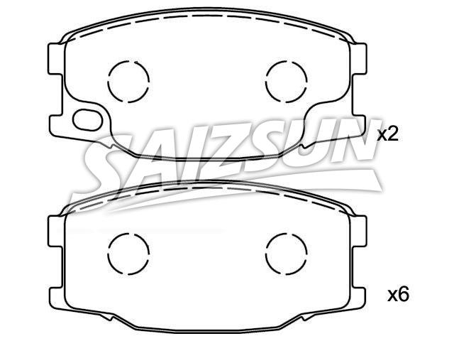 Brake Pad Set:MC894601