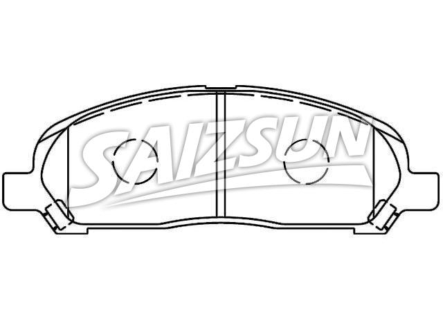 Brake Pad Set:MR407127