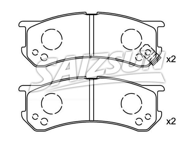 Brake Pad Set:04491-97502-000