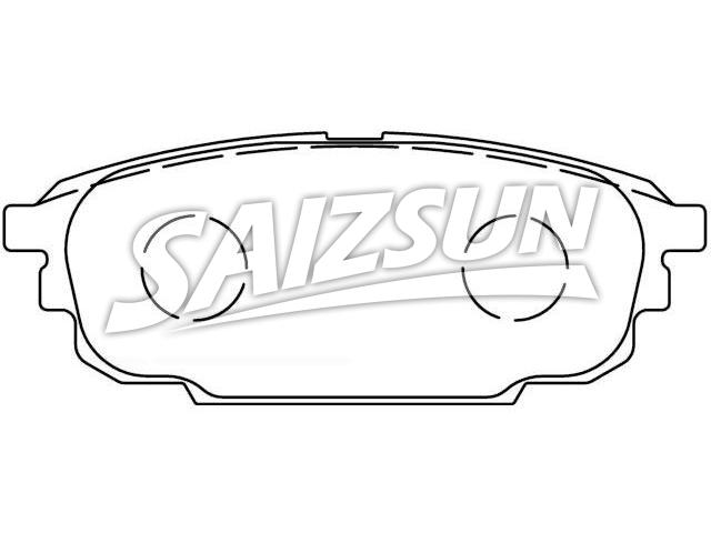 Brake Pad Set:BKYT-26-43Z
