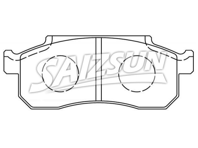 Brake Pad Set:45022-SD5-000