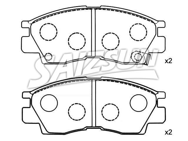 Brake Pad Set:MB534644