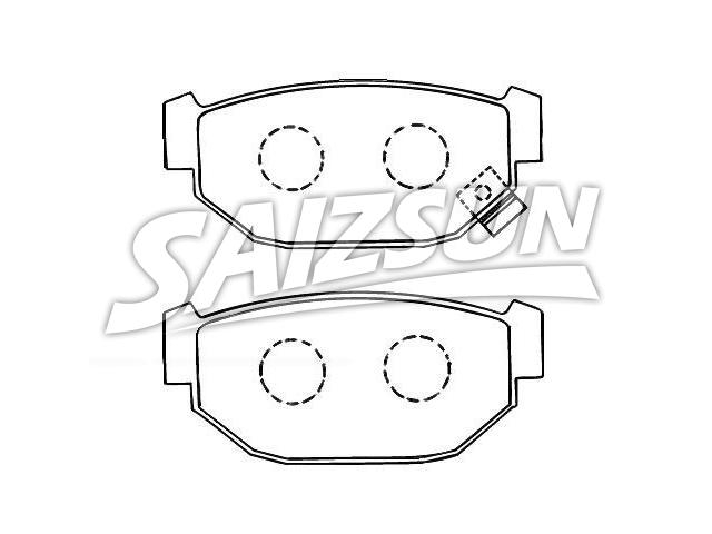 Brake Pad Set:25191-GA531