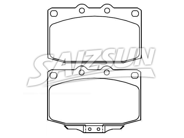Brake Pad Set:FB05-49-280A