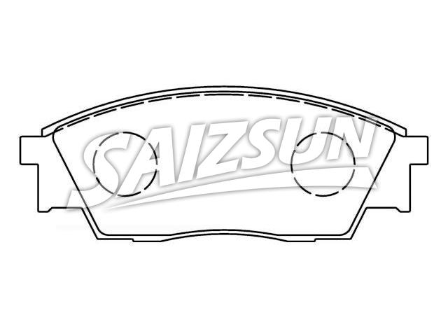 Brake Pad Set:26200-KA120