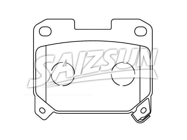 Brake Pad Set:04466-14040