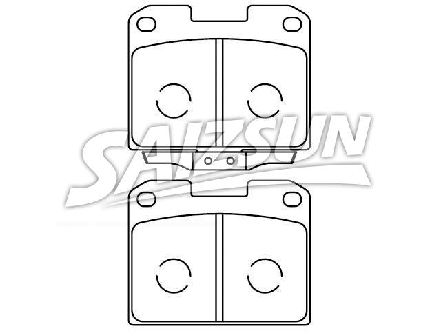 Brake Pad Set:MB895303