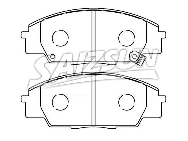 Brake Pad Set:45022-S2A-E01