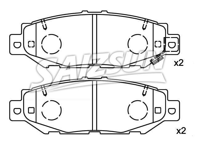 Brake Pad Set:04492-50040