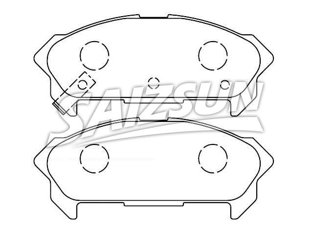 Brake Pad Set:8-94362-813-1
