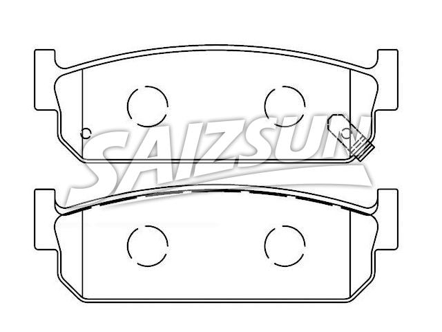 Brake Pad Set:44060-0P692