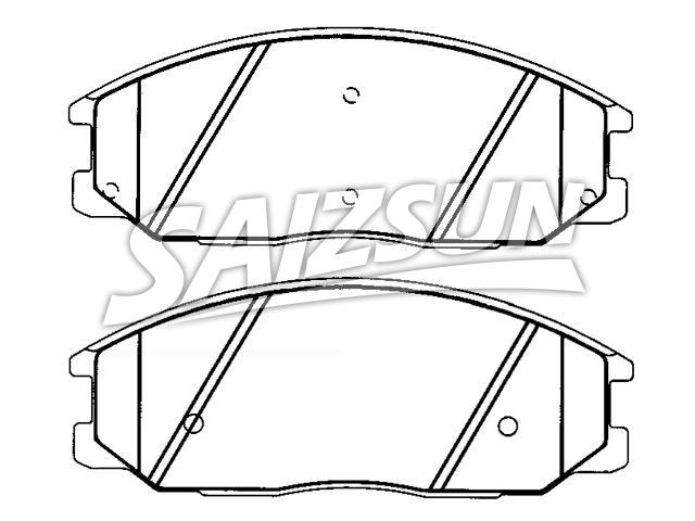 Brake Pad Set:58101-3EU00