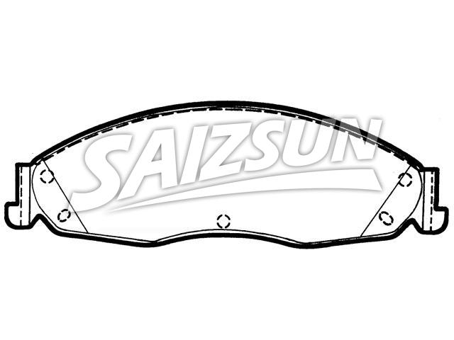 Brake Pad Set:88959947
