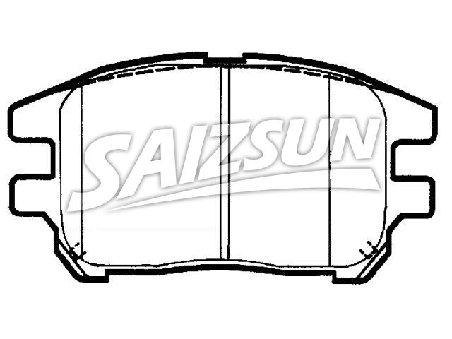 Brake Pad Set:04465-48040