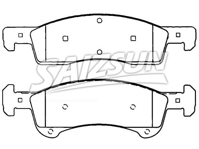 Brake Pad Set:2LIZ-2001-AA