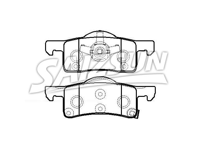 Brake Pad Set:2LIZ-2200-AA