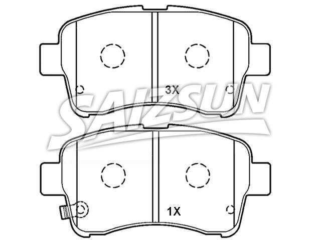 Brake Pad Set:55810-54G11