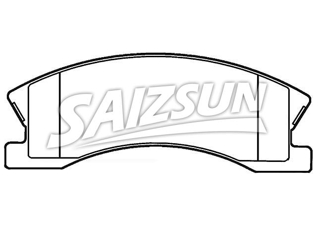 Brake Pad Set:5093183AA