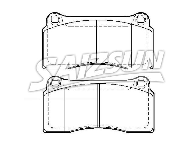 Brake Pad Set:MXD1550AB